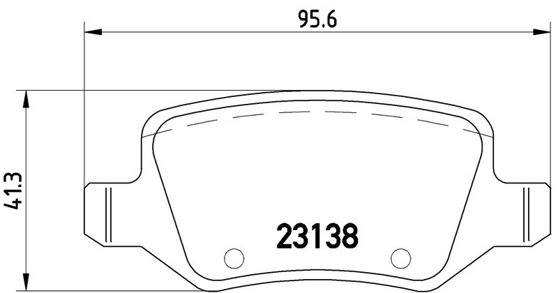 BREMBO P50058 Brake Pad Set, disc brake