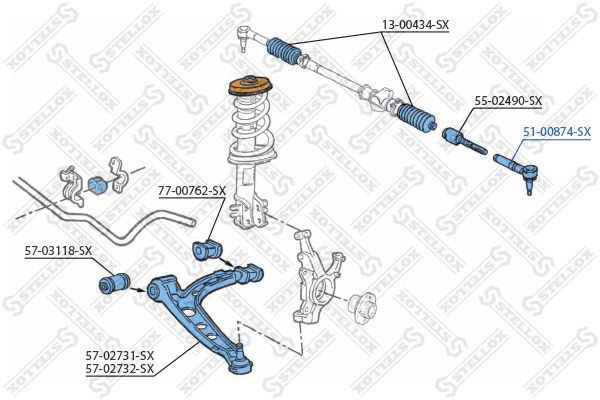 STELLOX 51-00874-SX Tie Rod End