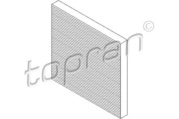 Фільтр, повітря у салоні, Topran 720338