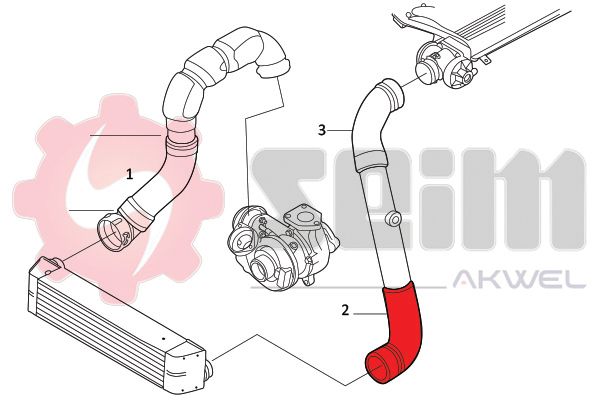 SEIM 981726 Charge Air Hose