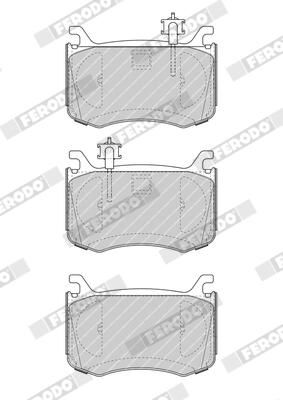 FERODO FDB4848 Brake Pad Set, disc brake