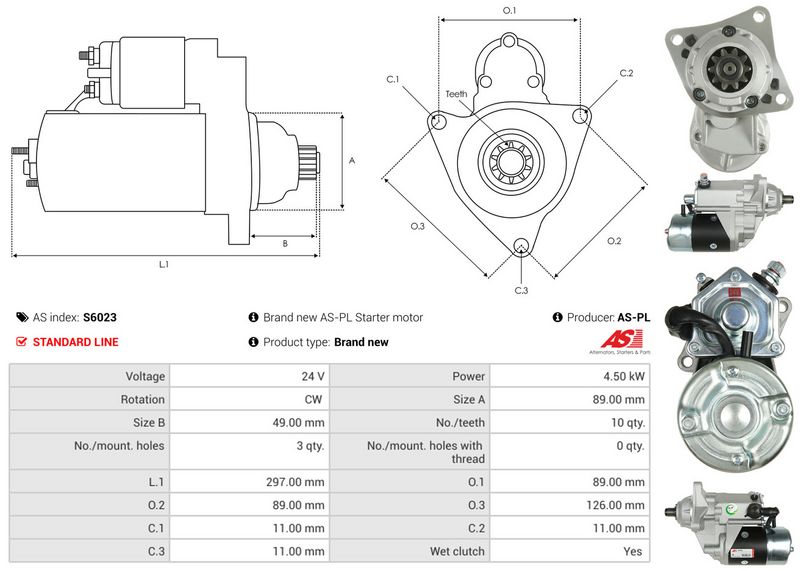 AS-PL S6023 Starter