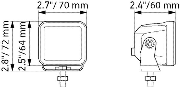 HELLA 1FA 358 176-801 Spotlight