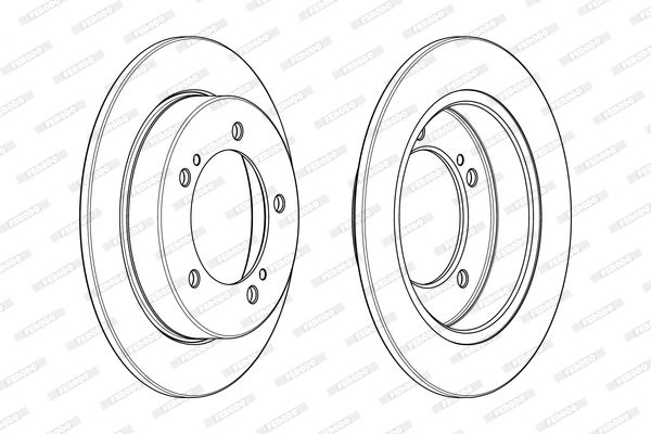 FERODO DDF2411C Brake Disc