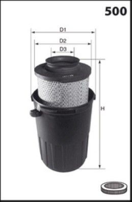 MISFAT Filtre à air R383