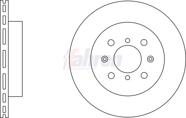 Fahren Brake Disc FBD6167