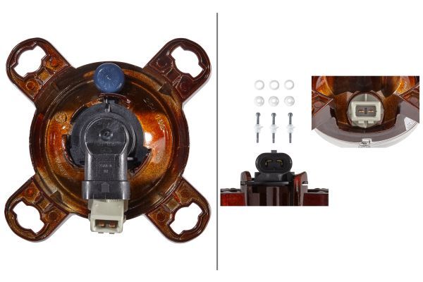 HELLA 1K0 247 043-001 Headlight