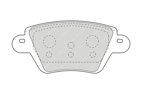 FERODO FDB1380 Brake Pad Set, disc brake