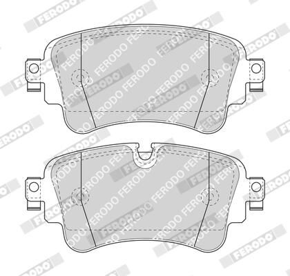 FERODO FDB4807 Brake Pad Set, disc brake