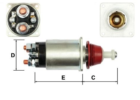 GM Solenoidinis jungiklis, starteris