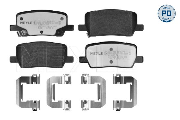 MEYLE 025 246 9616/PD Brake Pad Set, disc brake