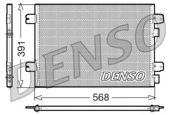 DENSO kondenzátor, klíma DCN23011