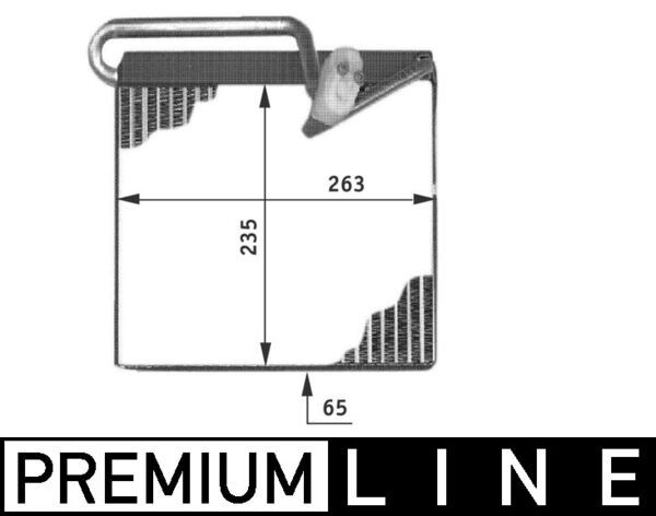 Product Image - Verdamper, airconditioning - AE51000P - MAHLE