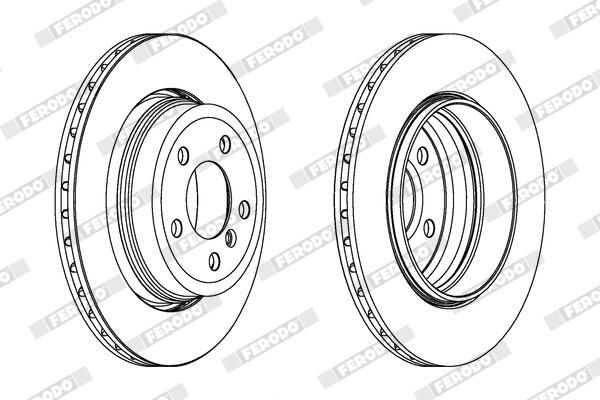 FERODO DDF1297C-1 Brake Disc