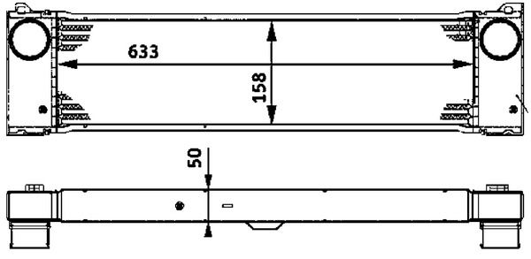 Product Image - Intercooler, inlaatluchtkoeler - CI82000P - MAHLE