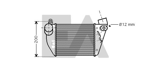 Radiador de aire de admisión
