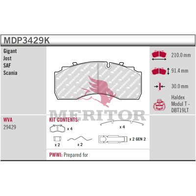 Bremsbelagsatz, Scheibenbremse
