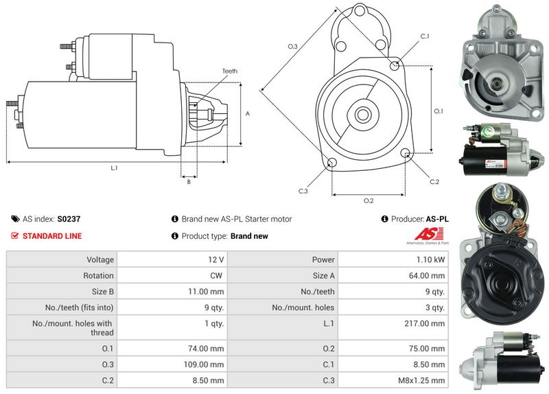 AS-PL S0237 Starter