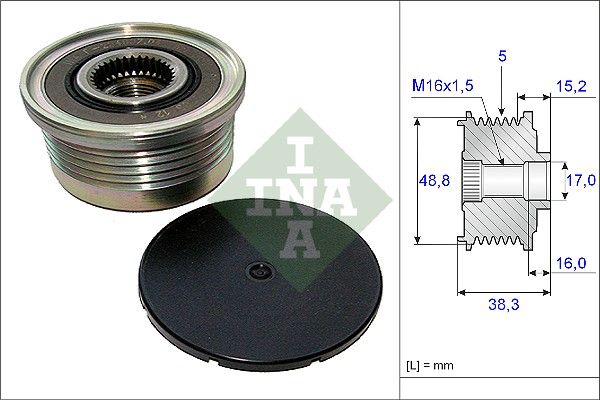 Schaeffler INA generátor szabadonfutó 535 0048 10