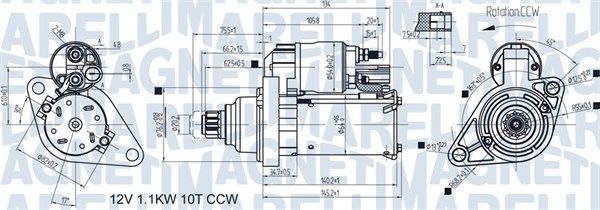 Стартер, Magneti Marelli 063721470010