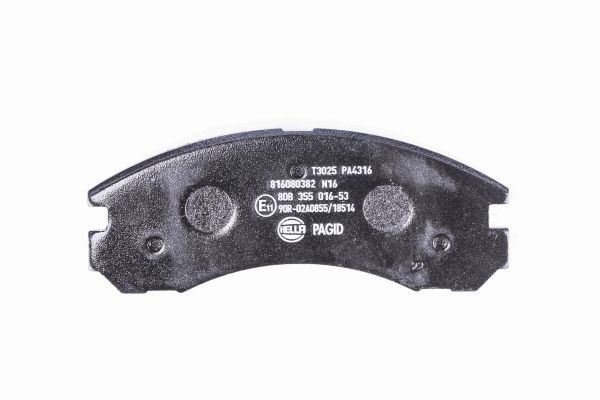 HELLA 8DB 355 016-531 Brake Pad Set, disc brake