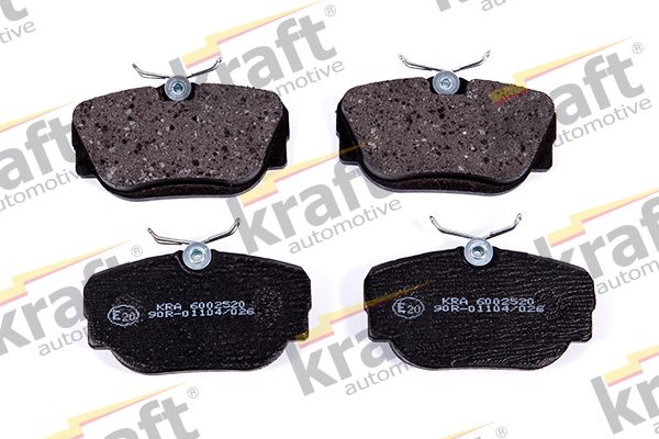 KRAFT Automotive 6002520 Stabdžių trinkelių rinkinys, diskinis stabdys
