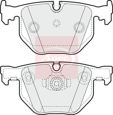 APEC Brake Pad Set, disc brake PAD1266