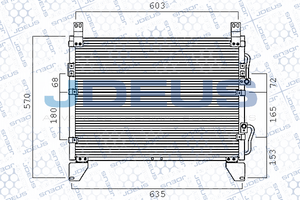JDEUS kondenzátor, klíma M-7680030