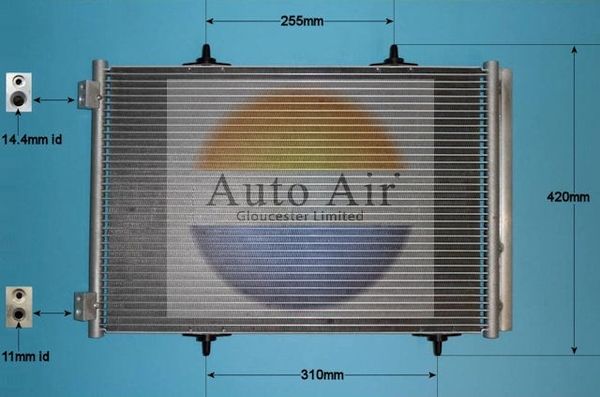 Auto Air Gloucester 16-1339 Condenser, air conditioning