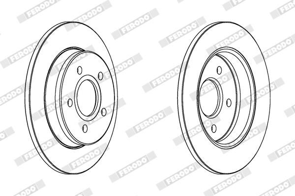 FERODO DDF1226C Brake Disc