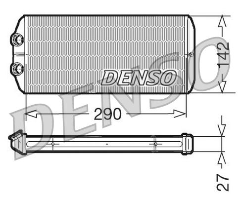 DENSO Hőcserélő, belső tér fűtés DRR07005