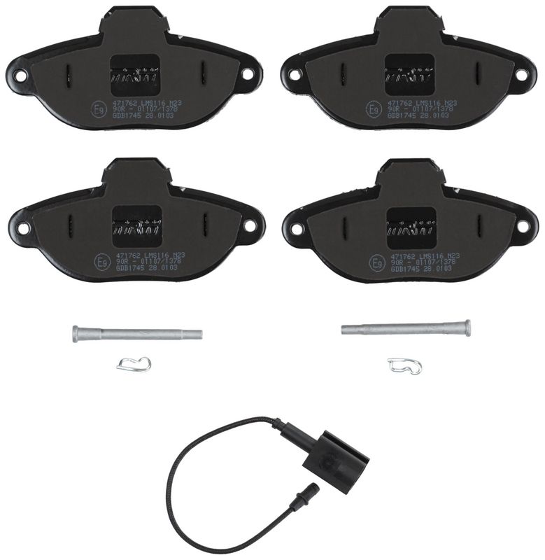 TRW GDB1745 Brake Pad Set, disc brake
