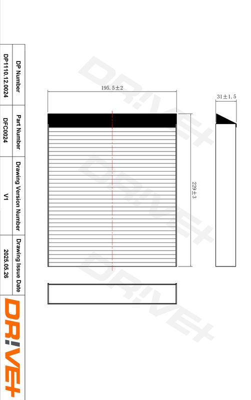 Filtru, aer habitaclu DP1110.12.0024 Dr!ve+
