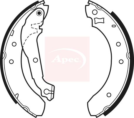 APEC Brake Shoe Set SHU325