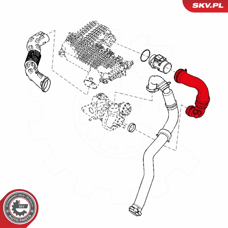 ESEN SKV 43SKV100 Charge Air Hose