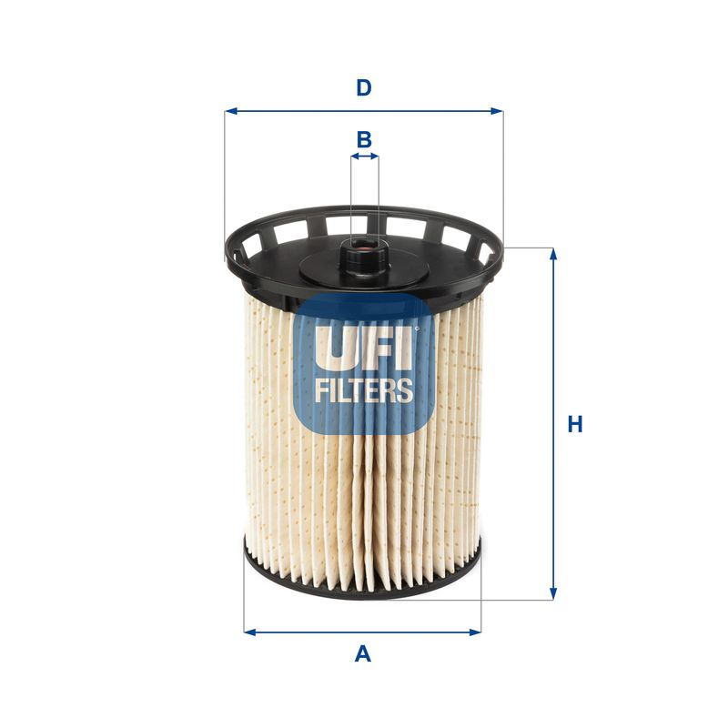 Фільтр палива, Ufi 26.129.00