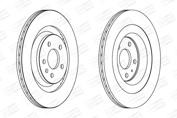 Гальмівний диск, Champion 562645
