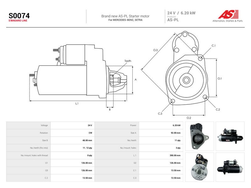 Starter, AS-PL S0074