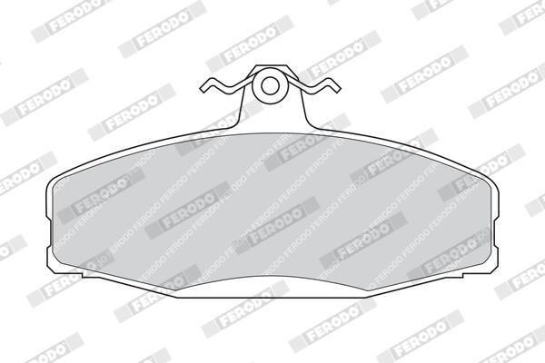 FERODO FDB610 Brake Pad Set, disc brake