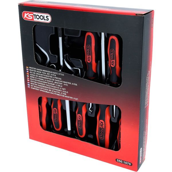 Tööriistakomplekt, konksud, KS TOOLS 550.1070