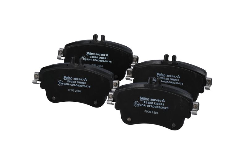 Piduriklotsi komplekt, ketaspidur, VALEO 302487A