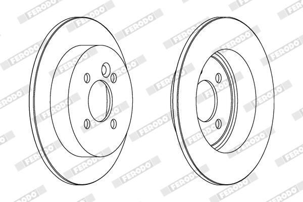 FERODO DDF1128C Brake Disc
