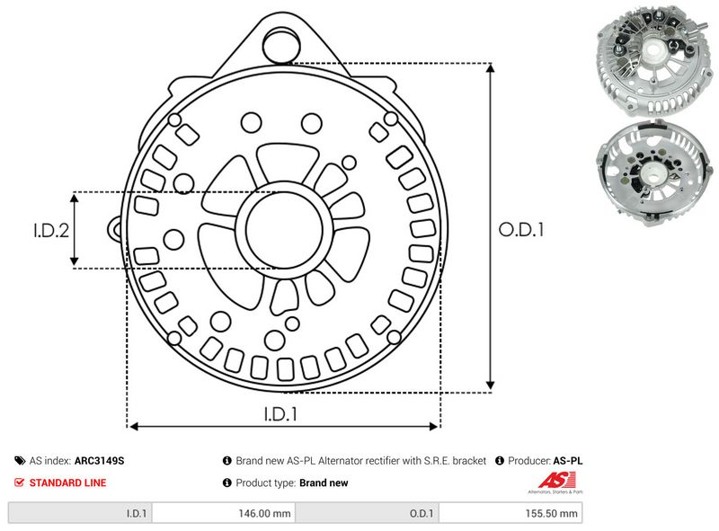 Seadistaja, generaator, AS-PL ARC3149S