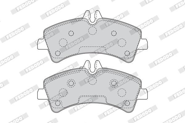 FERODO FVR4429 Brake Pad Set, disc brake