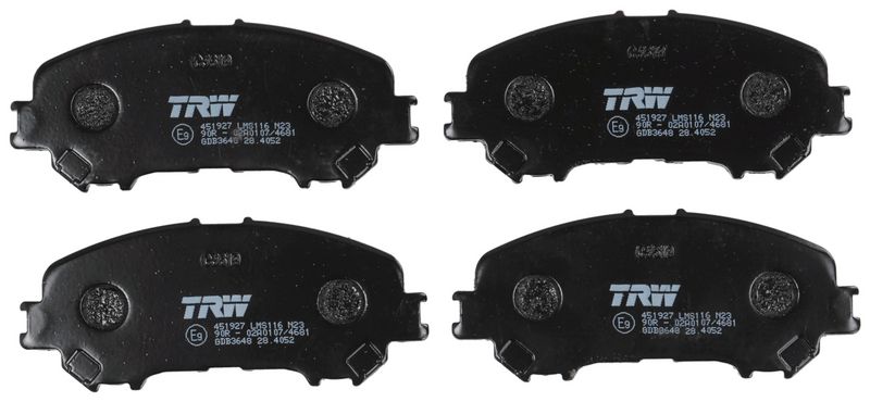 TRW GDB3648 Brake Pad Set, disc brake