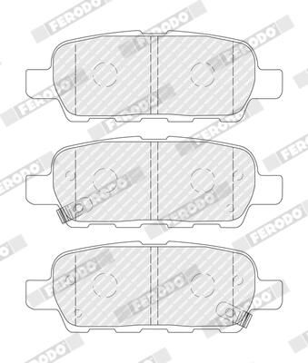 FERODO FDB4756 Brake Pad Set, disc brake