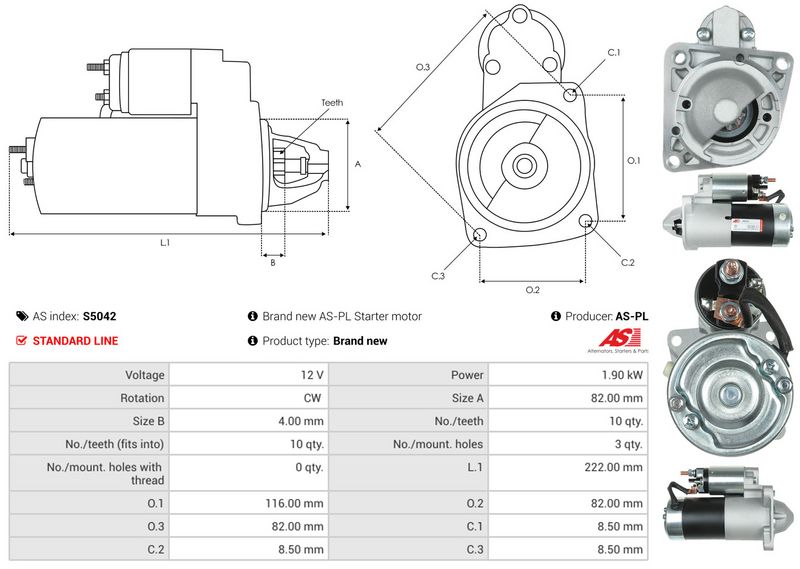 AS-PL S5042 Starter
