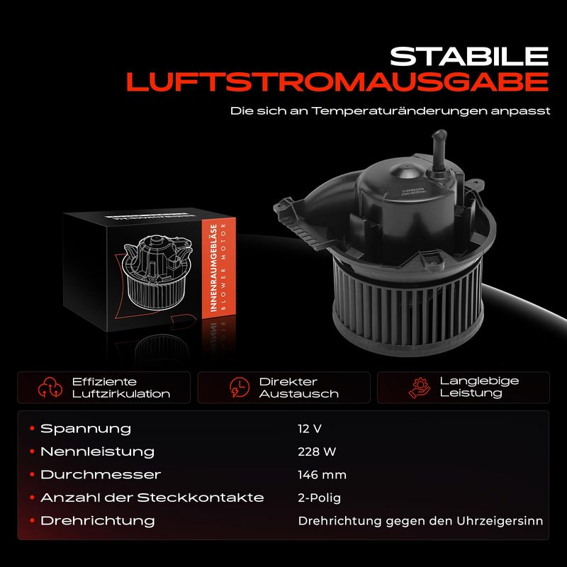 Frankberg 5481FB0027769 Interior Blower