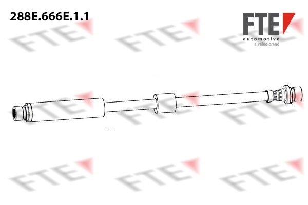 FTE fékcső 288E.666E.1.1