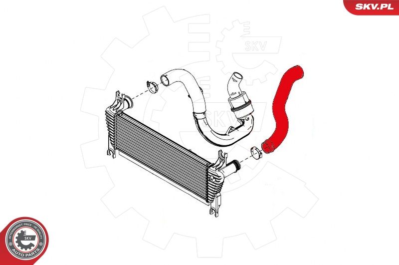 ESEN SKV 24SKV873 Charge Air Hose